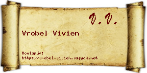 Vrobel Vivien névjegykártya